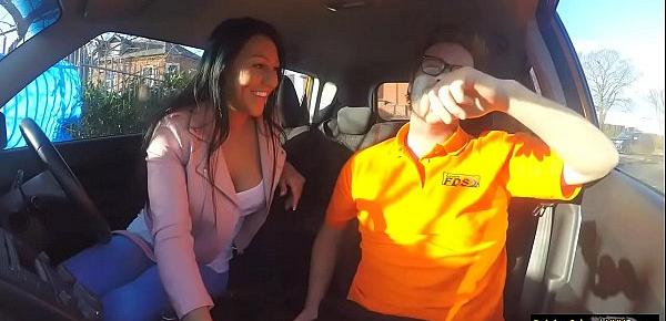  Candy Kane gets deep fucking in the car